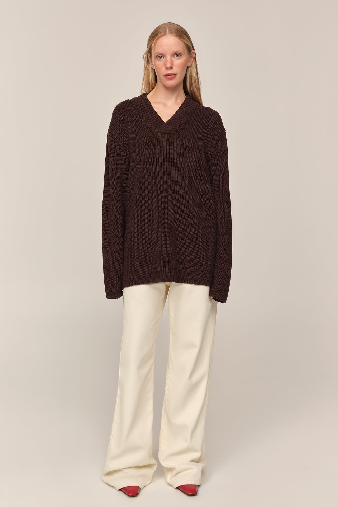 Светр Selina Коричневий