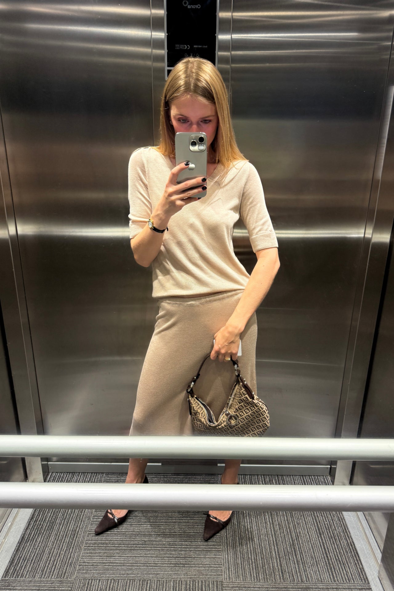 Oat Alba Midi Skirt
