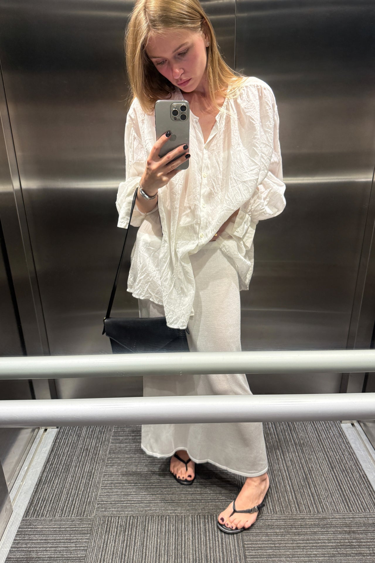 White Alba Maxi Skirt