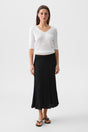 Black Vivienne Midi Skirt