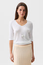 White Celeste Top