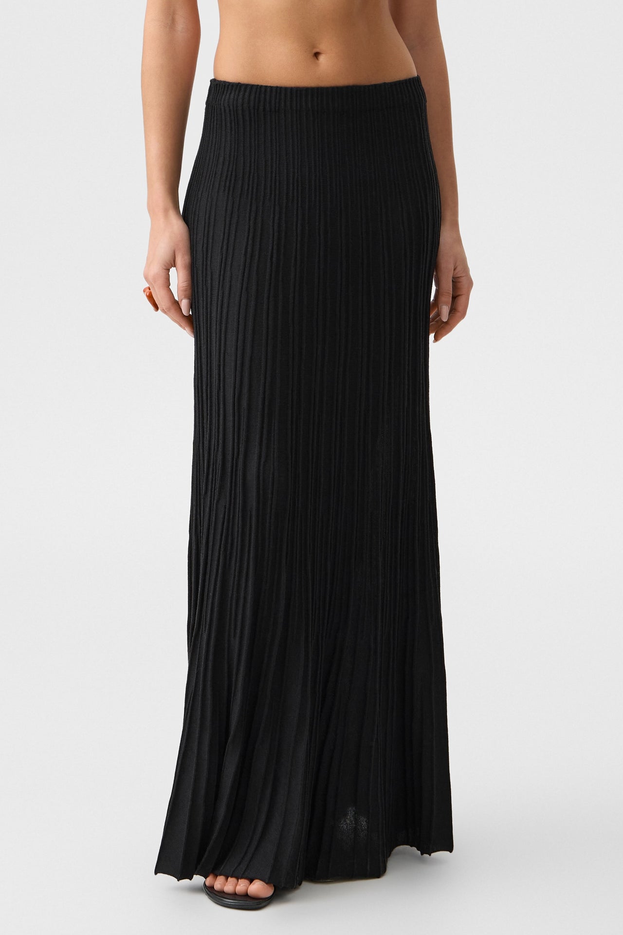 Black Vivienne Maxi Skirt