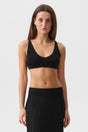 Black Isola Tie Top